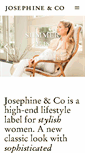 Mobile Screenshot of josephineco.com